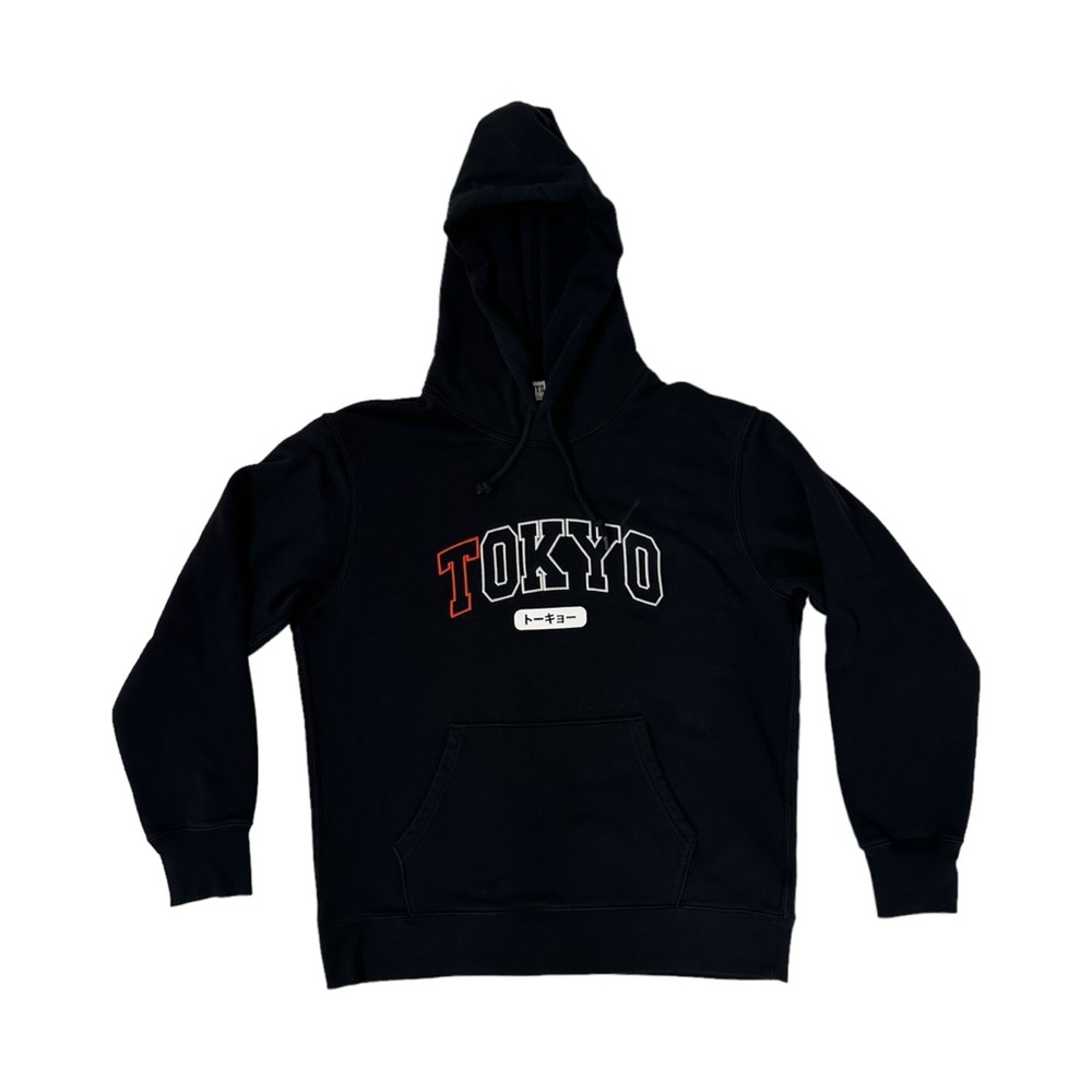 Uniqlo Black Tokyo Graphic Hoodie